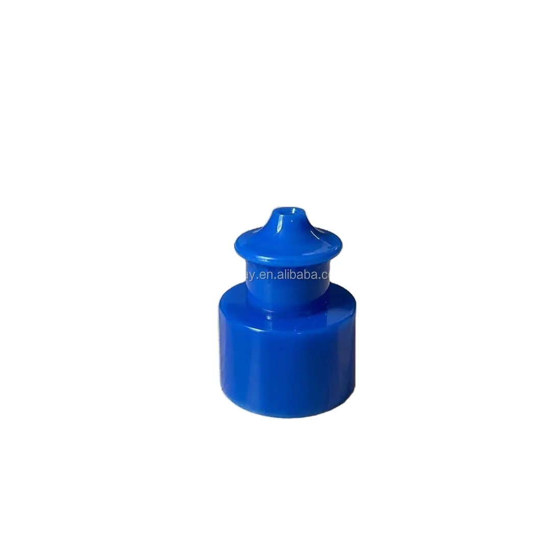 28mm plastic detergent bottle push pull cap
