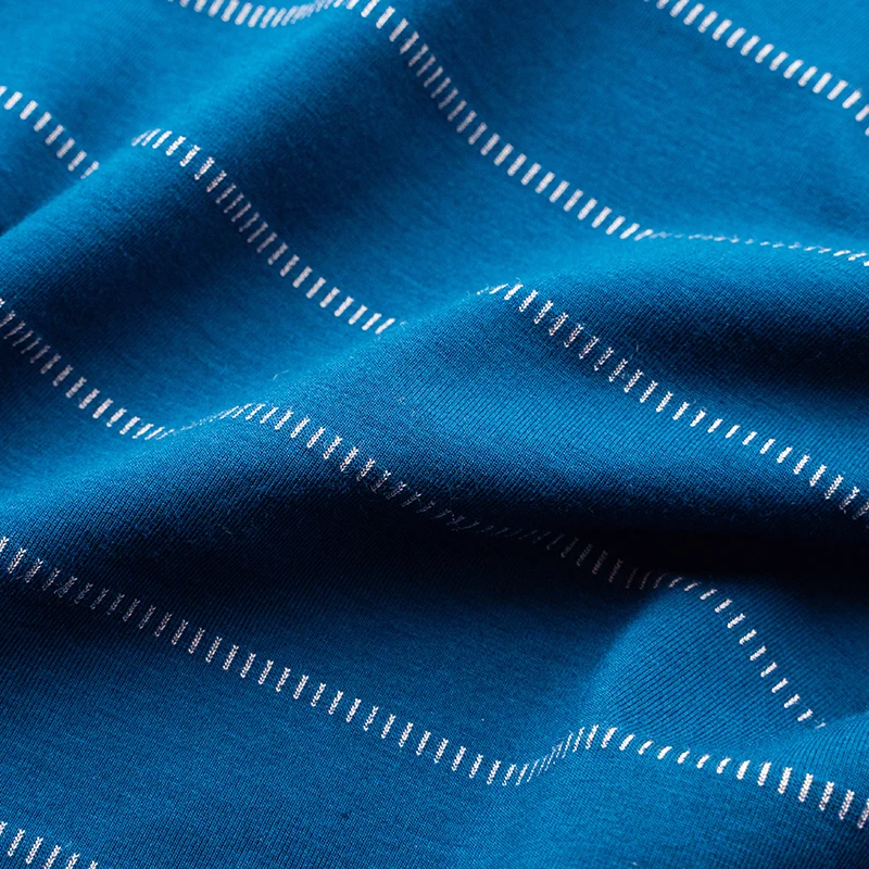 100 TENCEL микро-Модальная пряжа окрашенная в горошек трикотажная ткань