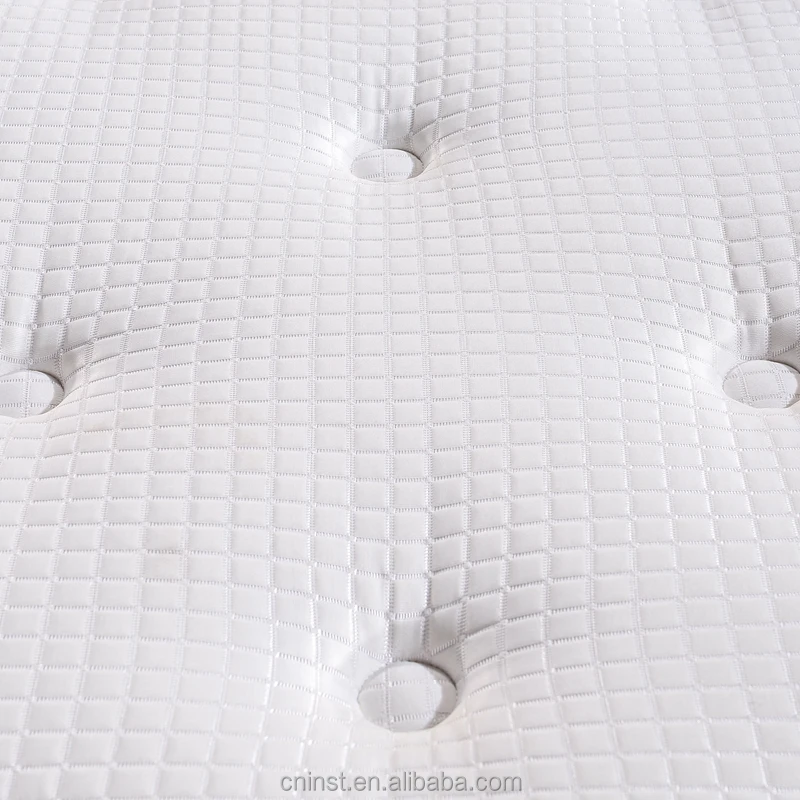 New White Ice Silk Cotton Quilted Knitted Fabric Ticking Mattress Fabric for Bedding