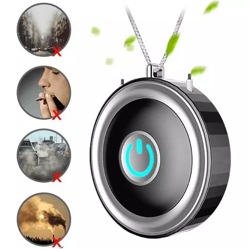 2021 new Portable and rechargeable Household high efficiency filter Negative ion Air Purifier