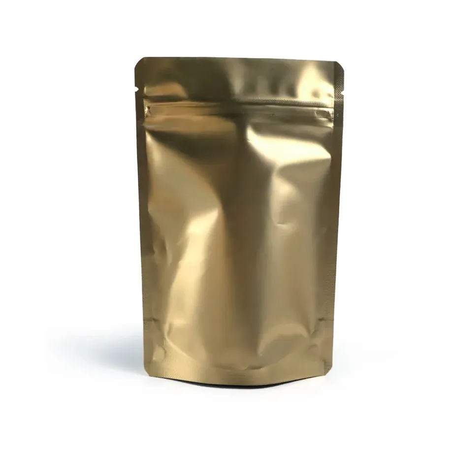 Gold Package Stand Up Pouch/Aluminum Foil Packaging Zip Lock Bag/Doypack Mylar  Bags