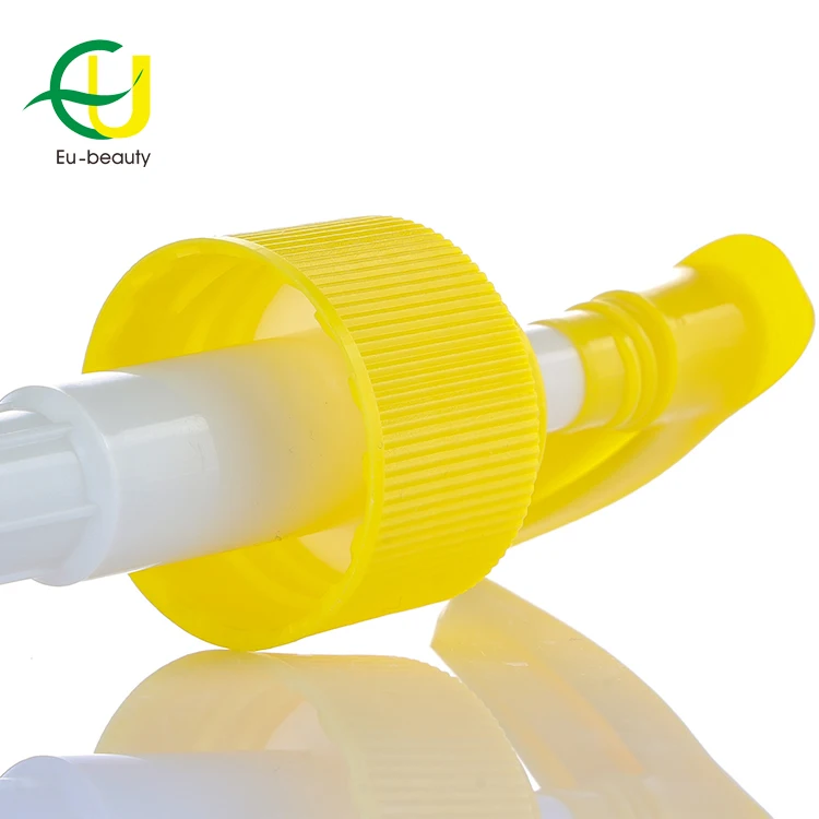EU-Beauty Factory Direct Sale Plastic yellow green Left-right Lotion Pump For Hand Washing