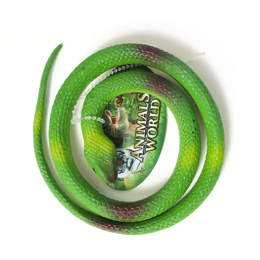 75 cm soft plastic reptile tpr snake toy
