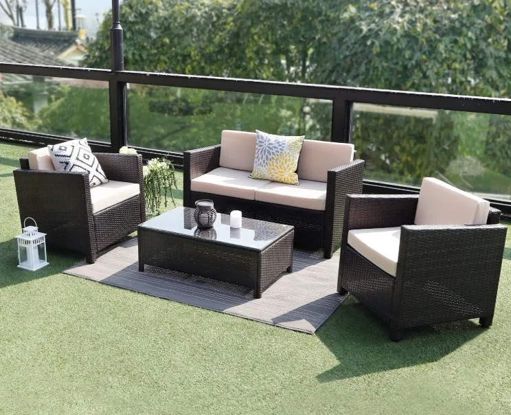 Outdoor furniture China ratan muebles outdoor garden sessions
