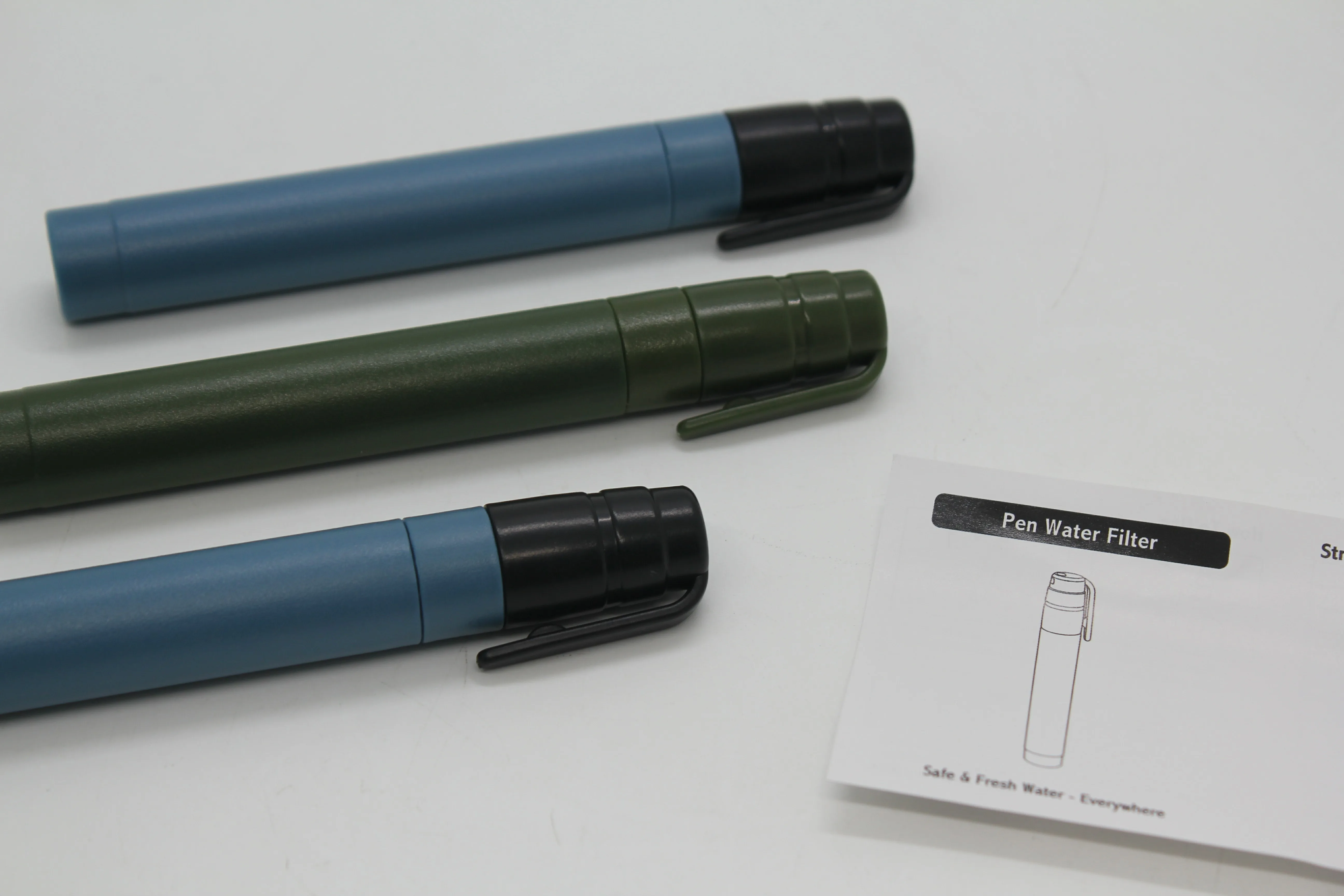 outdoor camping hiking emergency survival gear water filter straw