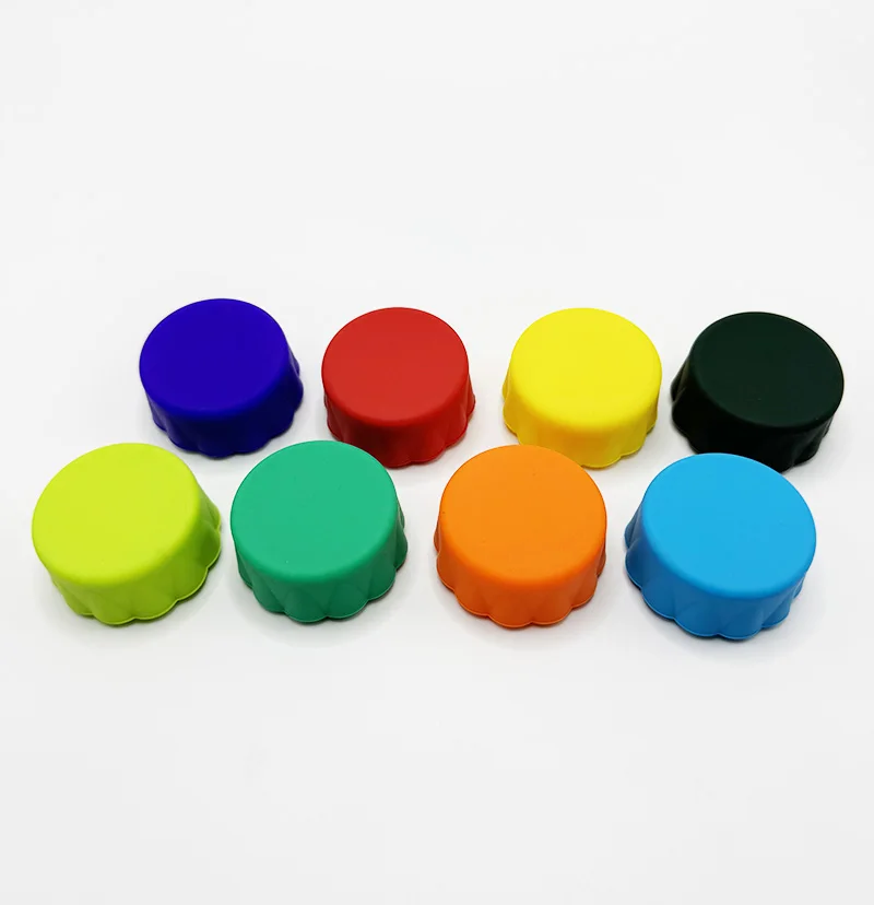 Factory Low Price Beer Wine Bottle Silicone Cap Stoppers Silicone Bottle Screw Caps