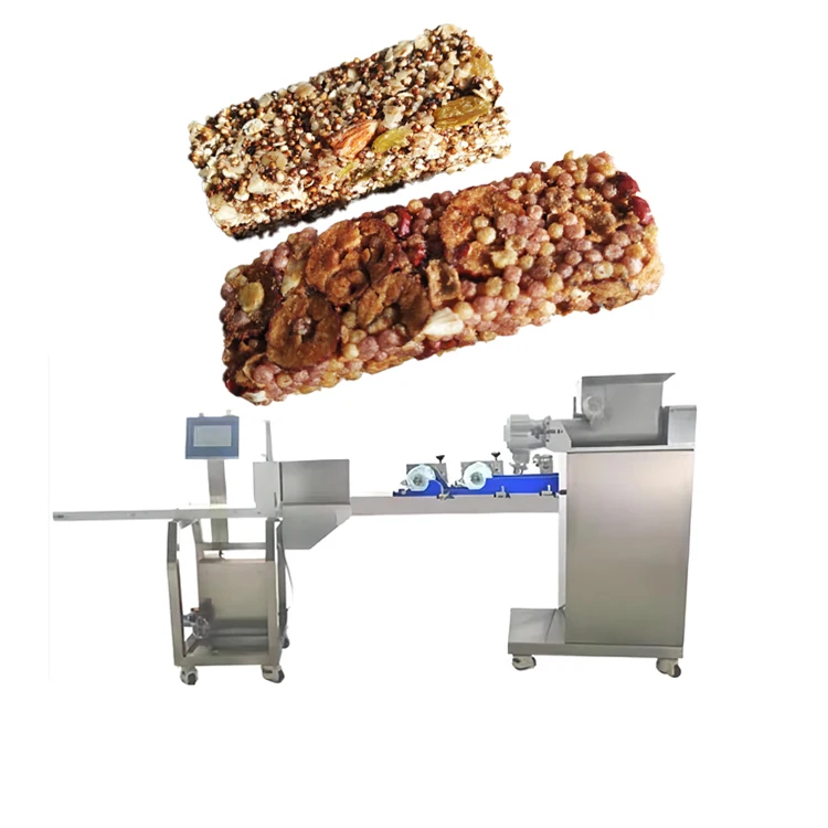 Energy Bar Grain Bar Grain Nuts Snacks Fruit Block Snacks Making Machine Production Line