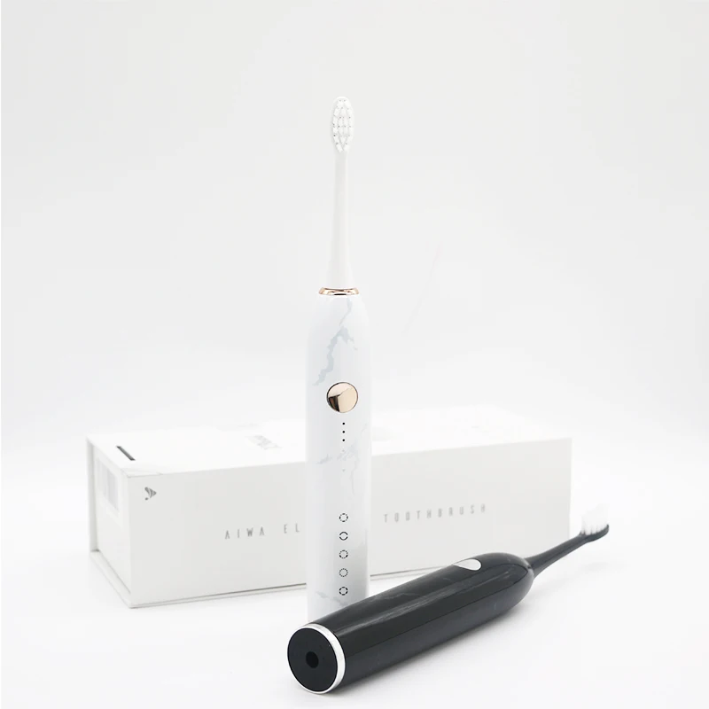 AIWO Inductive Charging Lithium Battery Brosse A Dent Electrique Rechargeable Electric Toothbrush Oral B  Led Light For Adult