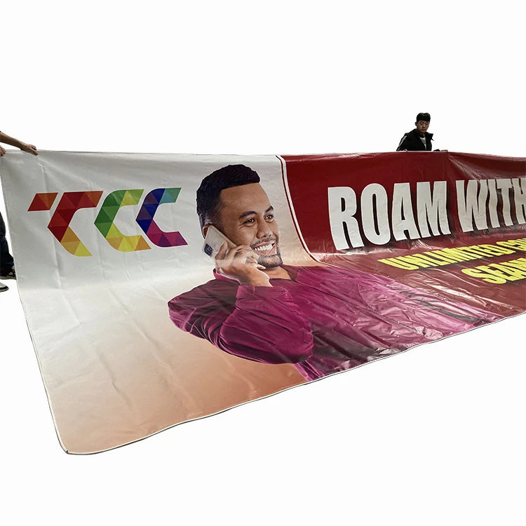 Banner 380g Printing wrinkle-free Vinyl Rolls For Slogan Material Fabric Vinyl Mesh Pvc Flex Banner