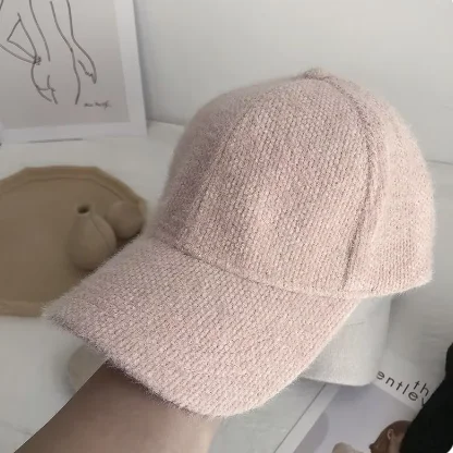Warm Golf Hat Snapback Cap 6 Panel Adjustable Sun Shade Windproof Baseball Cap For Men Women Autumn Winter Peaked Cap