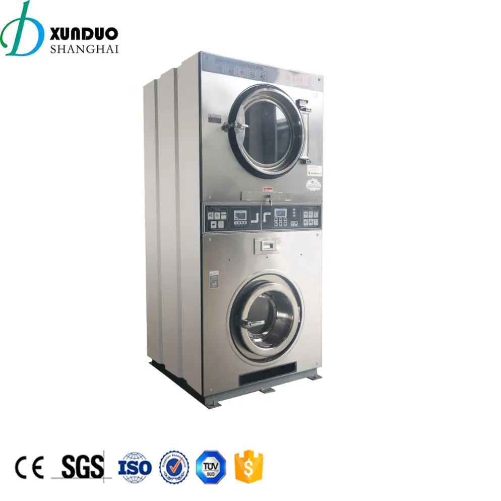 20kg electric heating coin operated washing machine