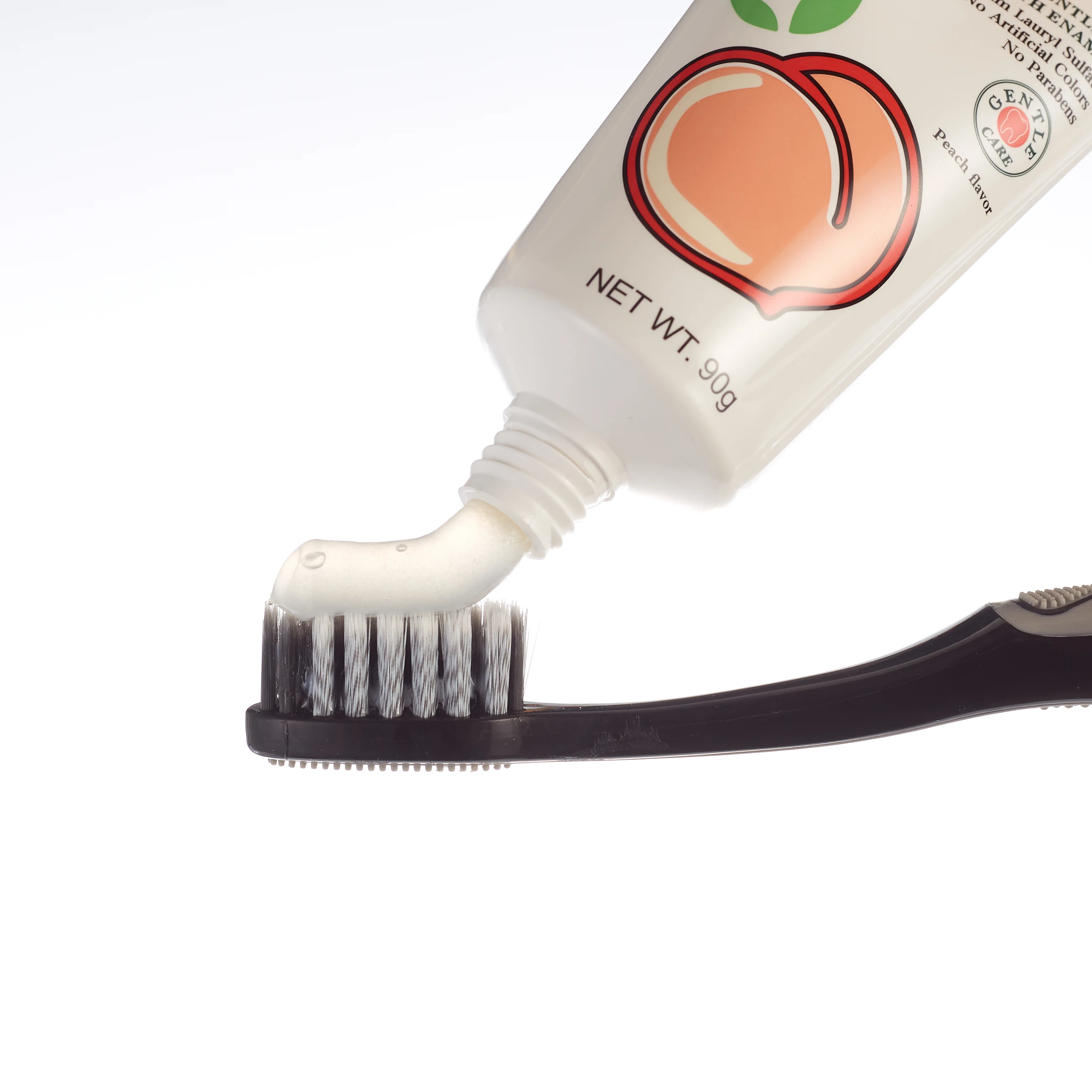 Custom Private Label Fluoride Anti Cavity Children Xylitol Probiotic Fruit Flavored Gel Toothpaste For Kids