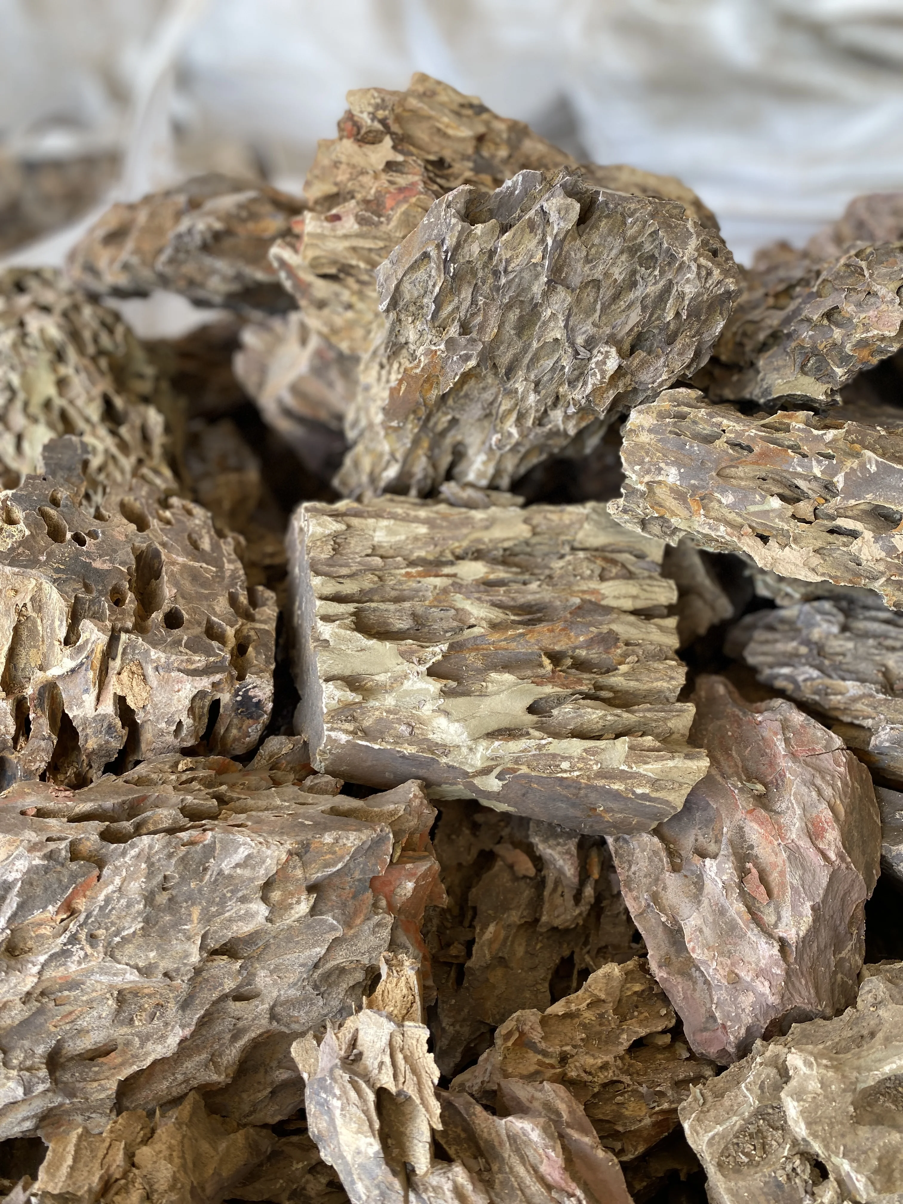 Factory direct wholesale landscape rock fish tank rock aquarium decoration dragon stone