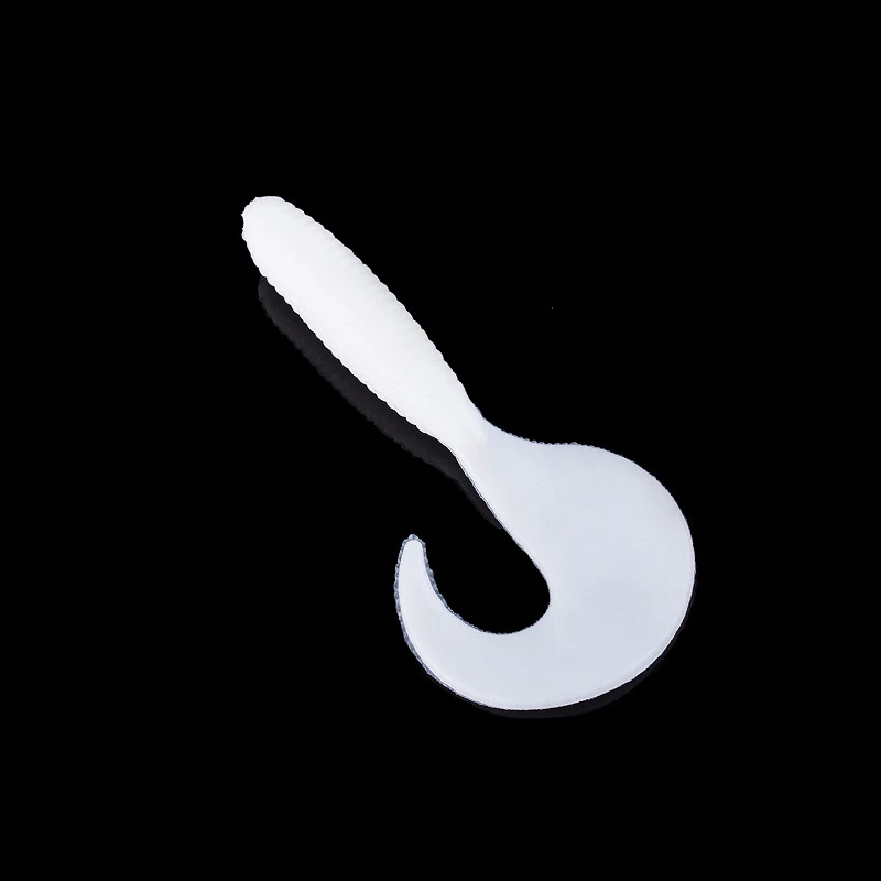 Saltwater silicone soft bait bass grub maggot plastic soft worm lure swim baits