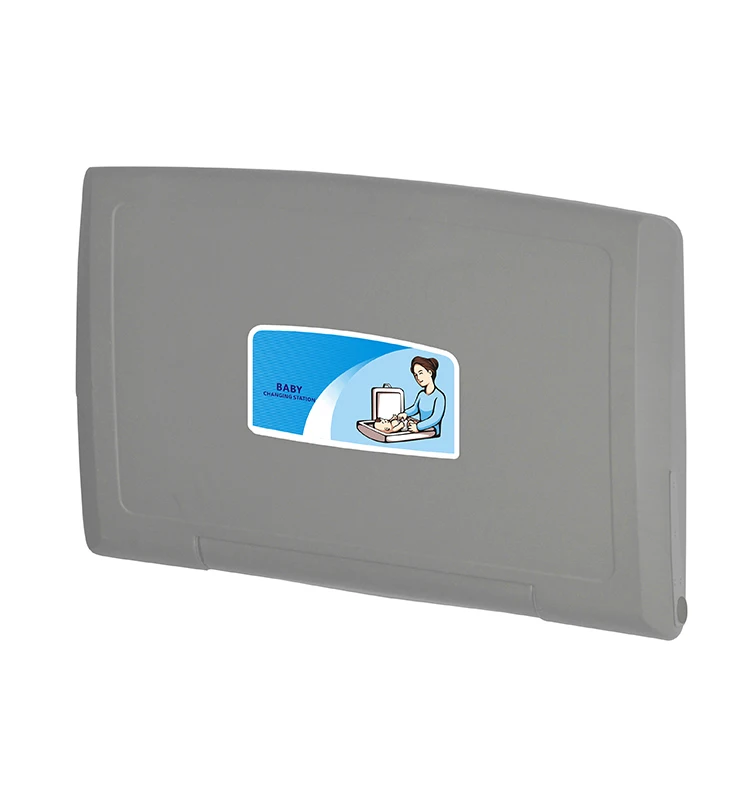 China Folding Portable Wall Mounted Baby Diaper Changing Station Table For Public Toilet