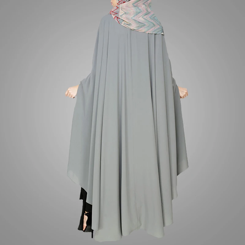 The  Latest Designs Elegant Simple Islamic Clothing Modern Plus Size Abaya Muslim Dresses For Women