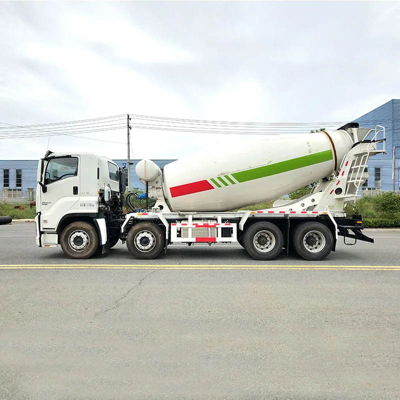 1SUZU GIGA 8x4 Concrete Mixer Truck 8CBM Mixing Drum Cement Mixer Truck for Sale