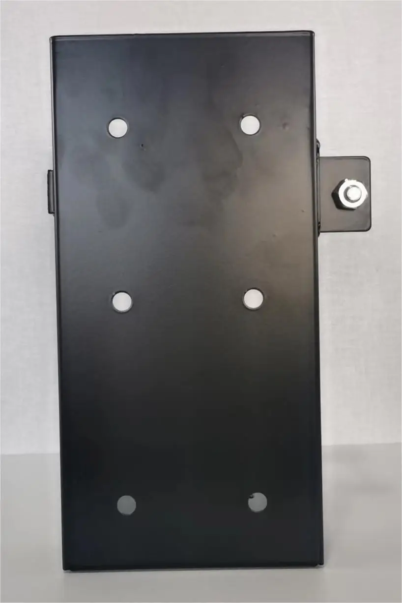 Heavy Duty Box type vehicle brackets for DCP fire extinguisher SABS