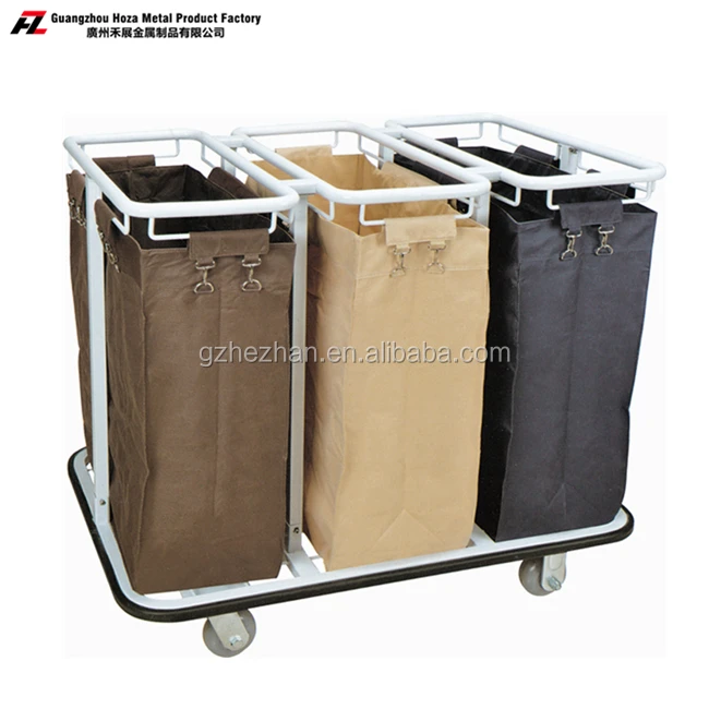 
Housekeeping Cleaning Cart Multifunction Cleaning Trolley Cart For Hotel and Restaurant 