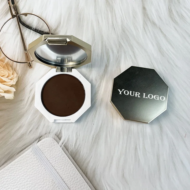 Private Label Bronze Highlight Palette DIY No Logo Customized Octagon Highlight  Palette