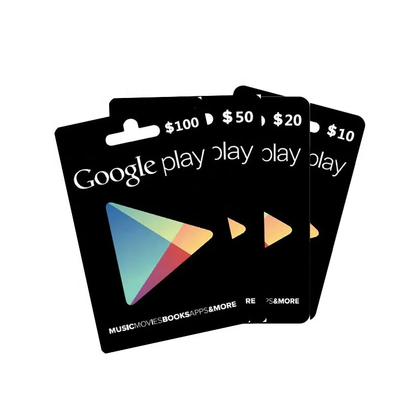 Загруженная учетная запись GPC Google Play баланс 50/100/200