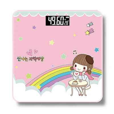 New Fashion 180kg 396Lb High Precision Load Cells LCD Backlit Electronic Bathroom Scale