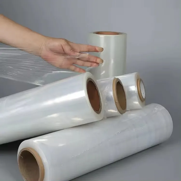 18 Micron Clear LLDPE Stretch Film Manufacturer China / Stretch Wrapping Film / Linear Low Density Polyethylene