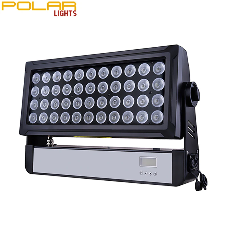 Светодиодный прожектор 44*10 Вт, городской Цвет IP65 DMX512 rgbw4 в 1, настенный светильник для украшения зданий