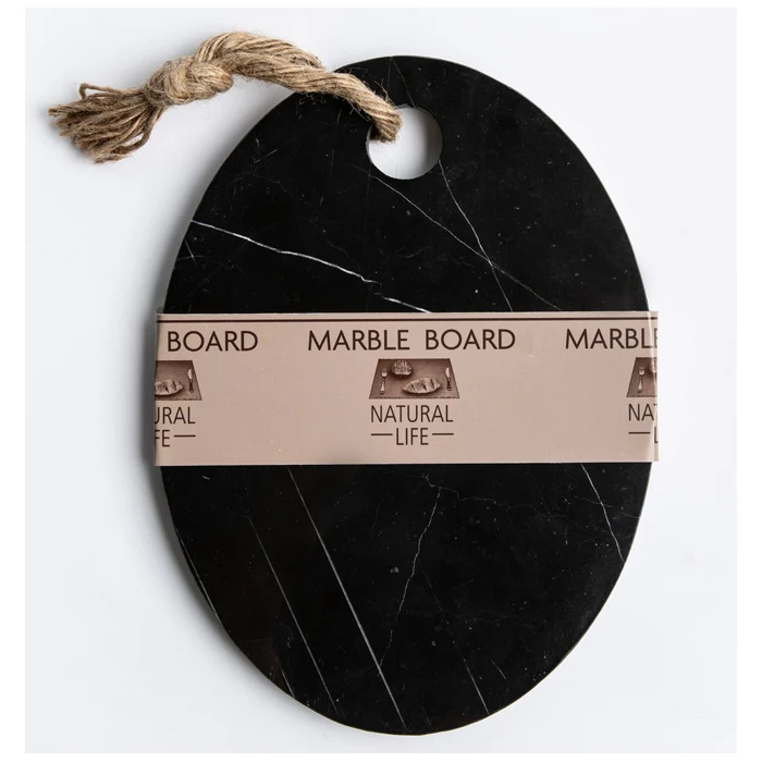 
Natural marble cheese board stone plates white marble 