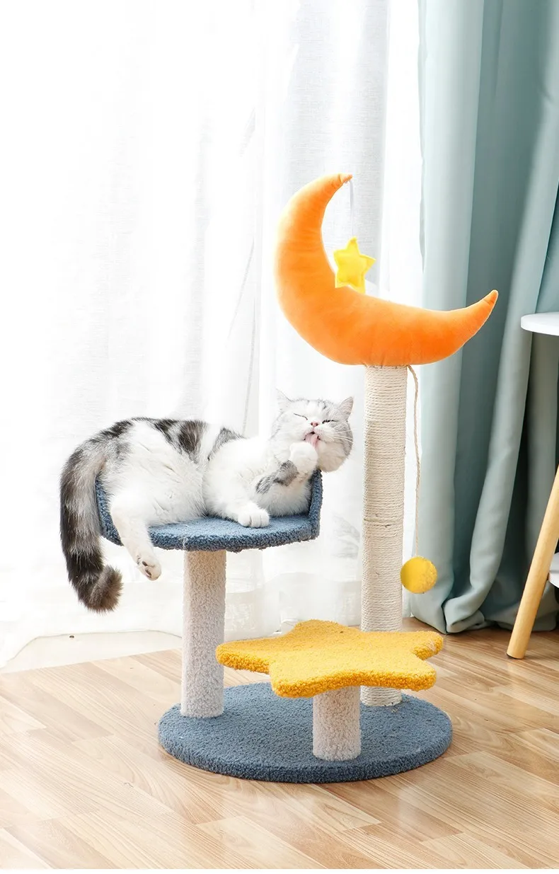 Modern New Arrivals High Quality Sisal Cat Tree Large Luxury Cat Climbing Tree Cat Scratcher Cardboard