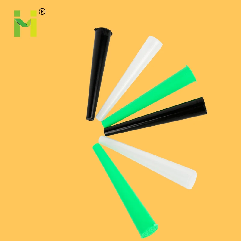 109mm 110mm small plastic pre rolled cones tube pop top