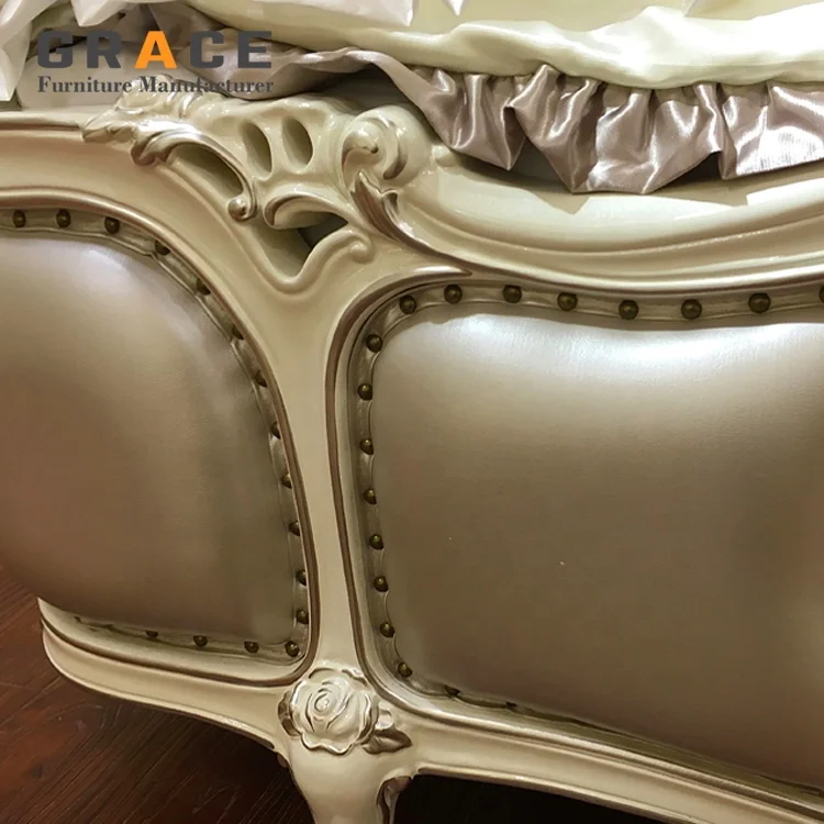 H8818W Luxury Hotel Bed High Quality Super King Size Modern Design Wood Panel Luxury Kingsize Bed