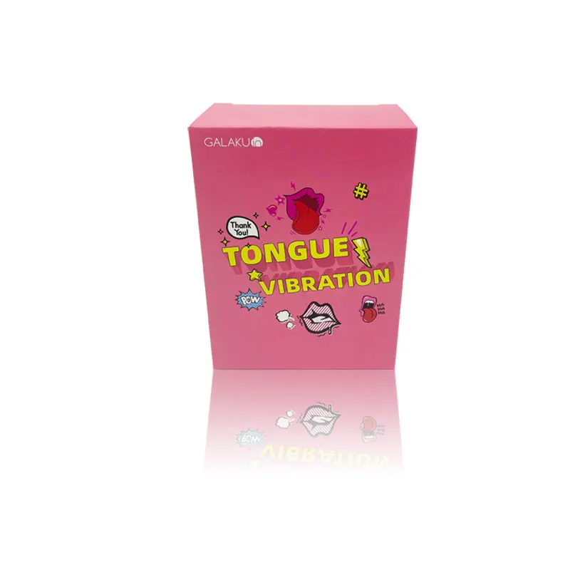 Free Design Custom Coated Paper Box for Amazon Product Packaging Folding Pink Matte Recyclable Box for Sex Toy