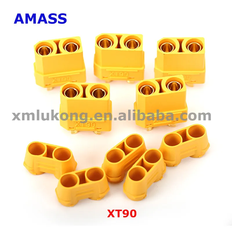 Amass XT90/XT90S plug connector battery charger male and female XT90PB  connector for RC Lipo Battery