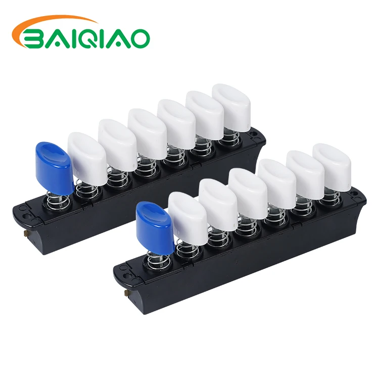 High Durability Home Appliances Mixer Blender Parts Electronic 7 Position Push Button Switch