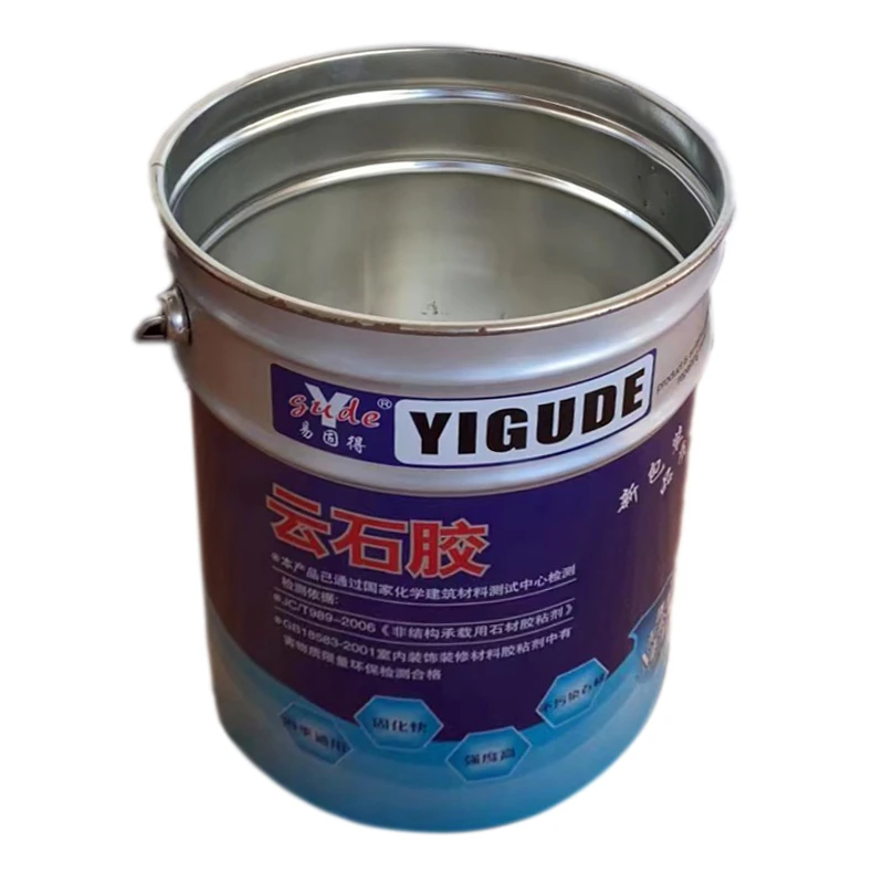 18 Litre Round Metal Bucket Tinplate Can Drum metal Lid For paint Motor Oil plain color printed design