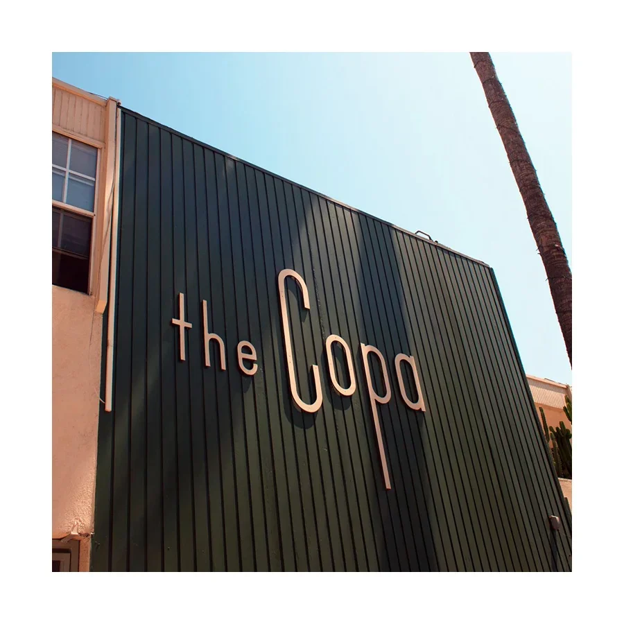 Stock Available Letters 3D Logo Laser Cut Metal Stainless Steel Sign Wall Logo Company Name Business Sign for Wall