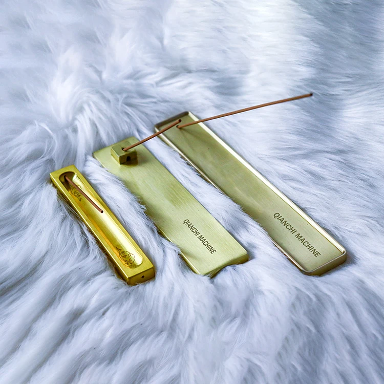 Custom Colorful brass Incense Burner Incense Stick Holder with Incense Stick