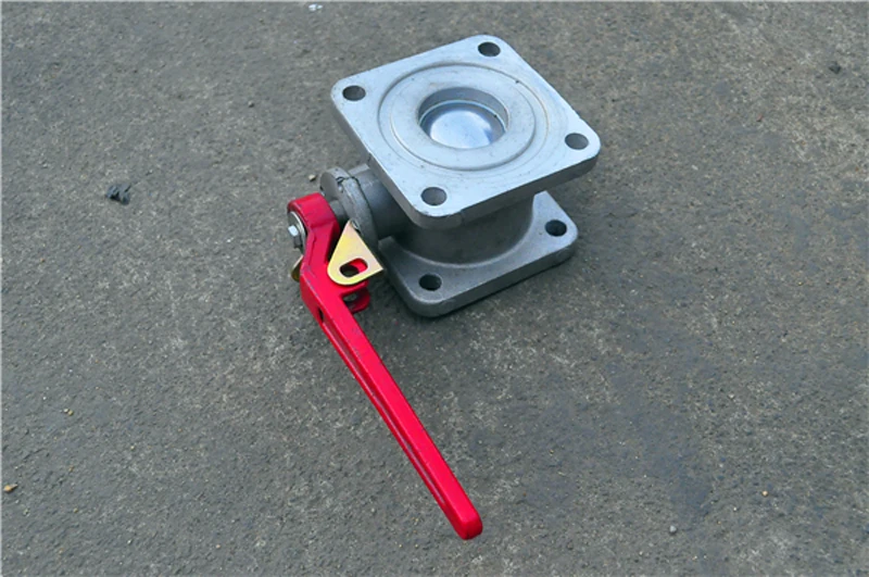 Sprinkler fittings 2-way ball valve DN50 DN65 DN80 DN100 aluminum stainless steel through ball valve