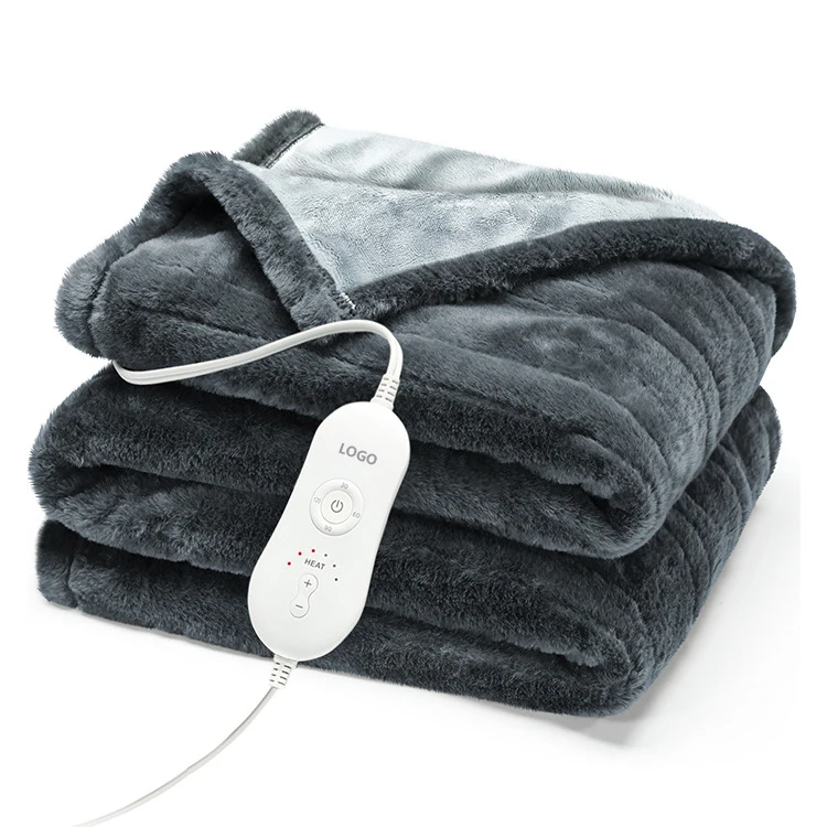 Высококачественное регулируемое электрическое одеяло из кроличьего меха