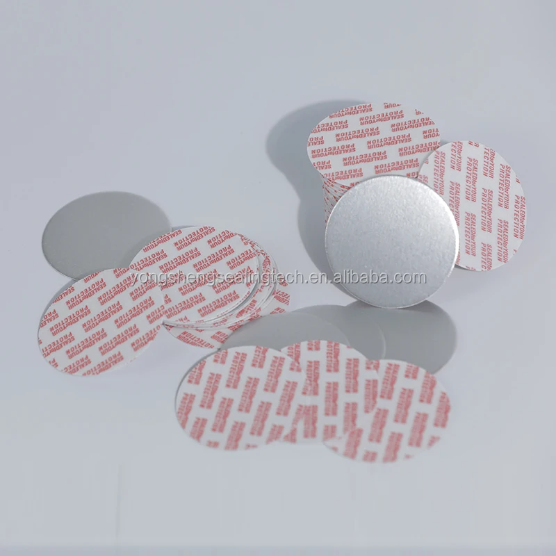 Pressure - sensitive liner self-adhesive used for cosmetics /food bottles