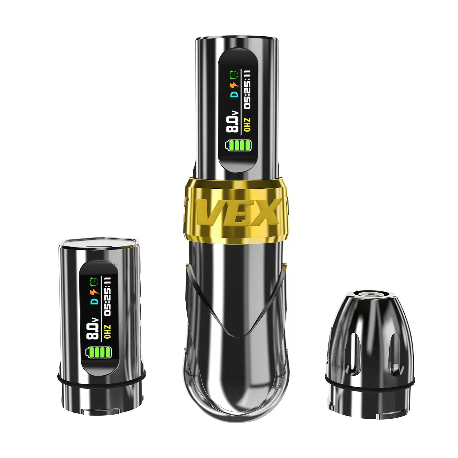 New Premium Coreless Motor Double Batteries Electric Tattoo Kit Wireless Tattoo Pen Machine with RCA Connection