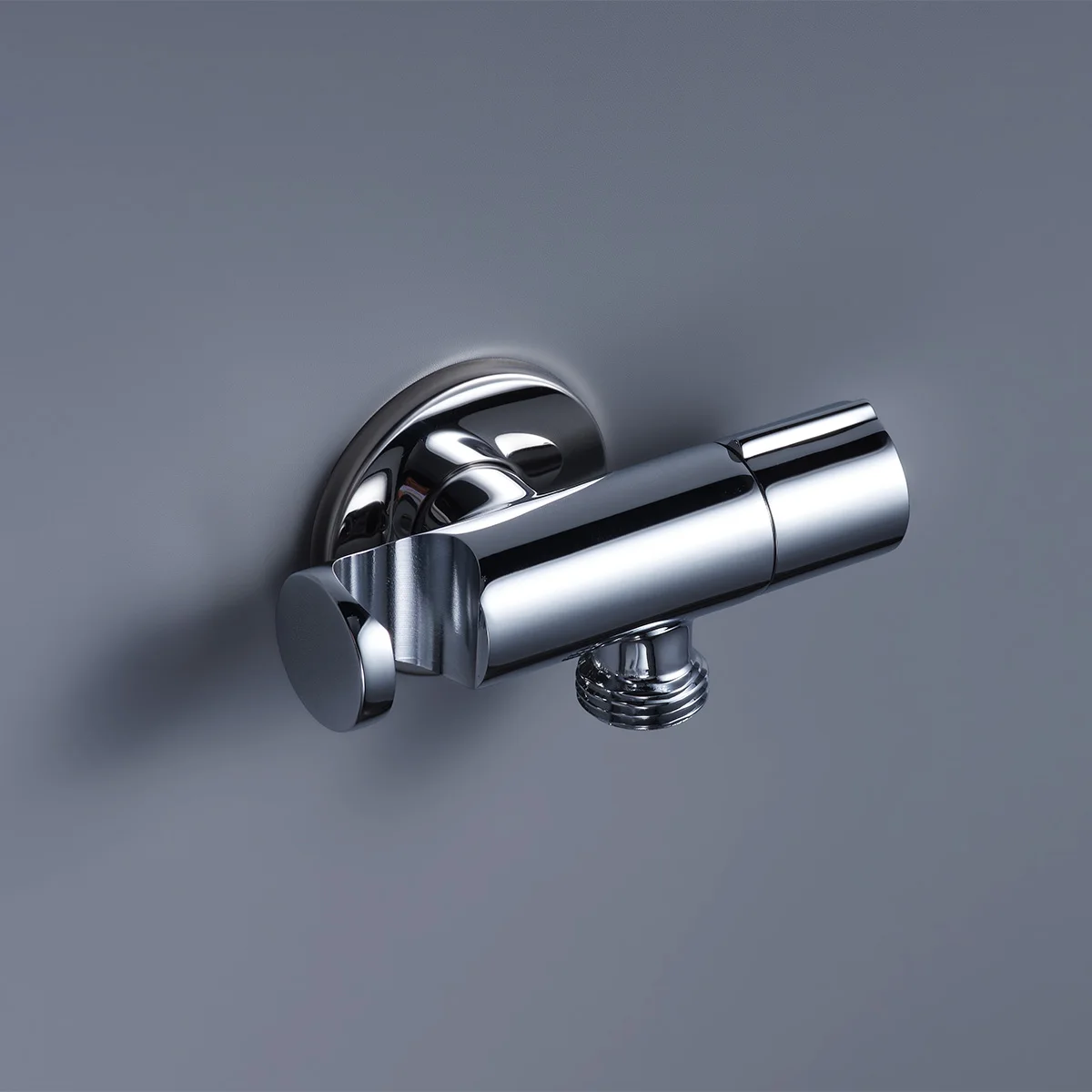 GEE-N Brass 1/4 Turn Chrome Bathroom Bracket Angle Valve Hand Shower Head Bidet Sprayer Holder Shattaf Toilet Angle Valve