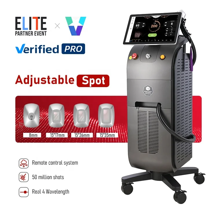 Factory Manufacturer CE TUA ISO Approved Diode Laser Laser Hair Removal Machine for Sale 755nm 808 Nm 1064nm Stationary 72KG