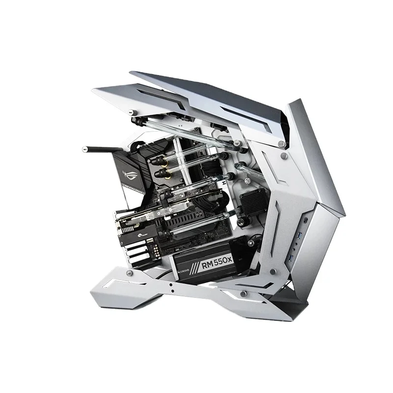 Bykski Distro Plate For JONSBO MOD3 Case Waterway, 240+360 Radiator Water Cooling Loop, 12V/5V RGB SYNC, RGV-JSB-MOD3-P-V3