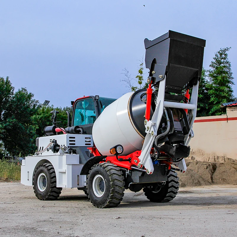 Reliable Engine New Fully Hydraulic Mobile Concrete Mixer Truck From China