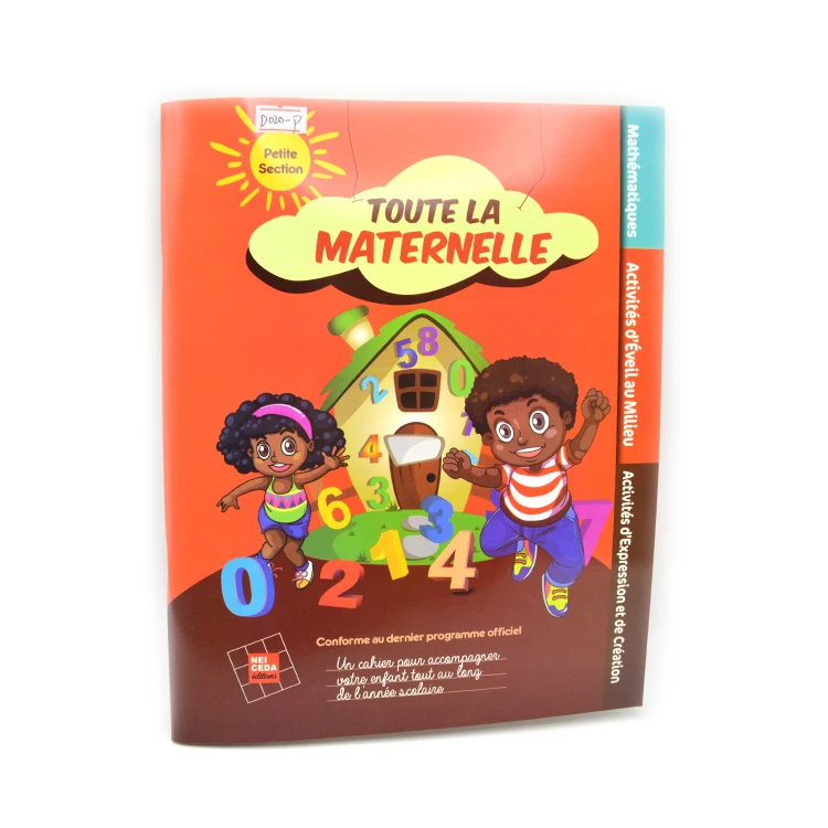 Custom Cheap Price Printing Recycle Softcover Book Mathematics Exercise Textbook For Kids