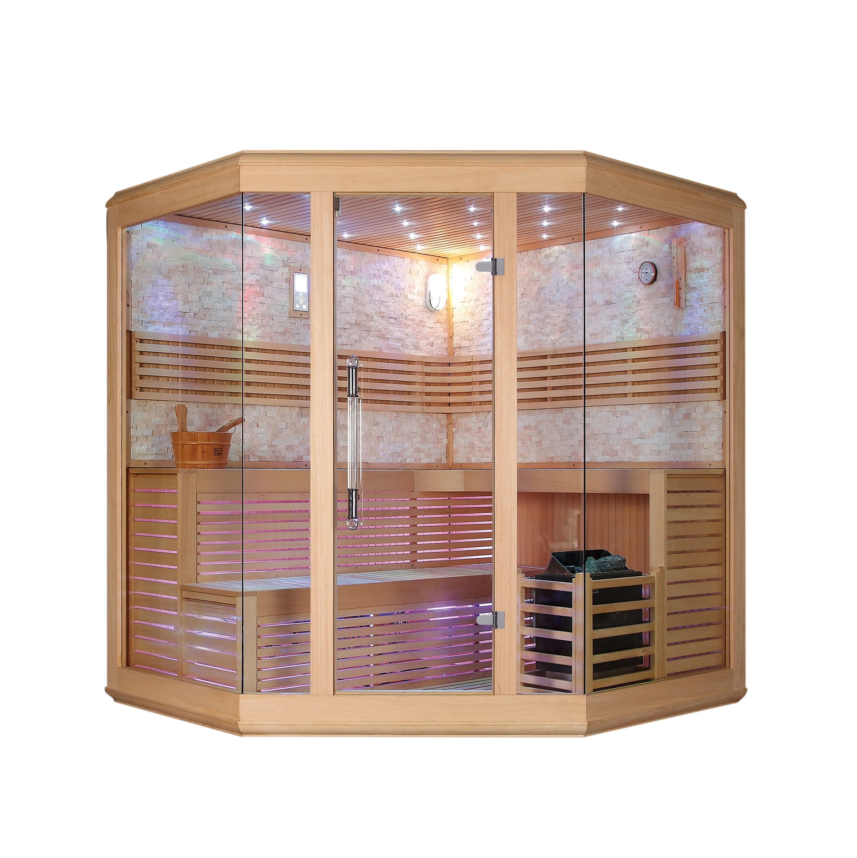 MEXDA Hot sale Red Cerda luxury Sauna room indoor wooden house WS-1211(CE)