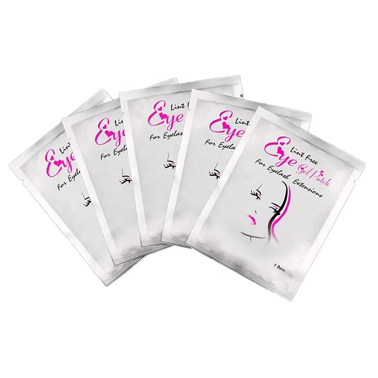 
High Quality Makeup Tool Kit Fast Delivery Eye Patch Eyelash Extensions Pads Mask Free Eye Gel Patch Cotton Customized Package 
