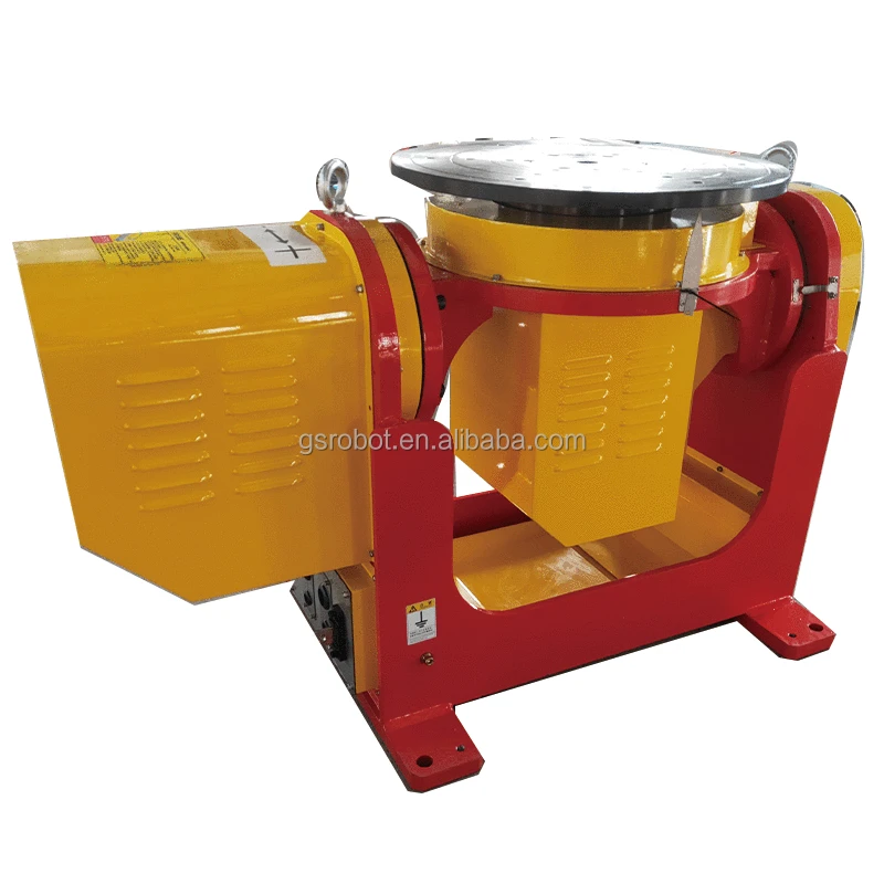 Patent Product CNC Industrial Welding Robot Rotatable Platform Welding Positioner Provided Automatic Rotary Engine 500 CN;SHN